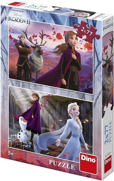 Dino 2 Puzzles - Frozen 2 - 77 Teile.
