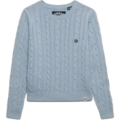 Superdry - Essentials SD&CO Kabelgebreide Trui - Dames - Sweaters