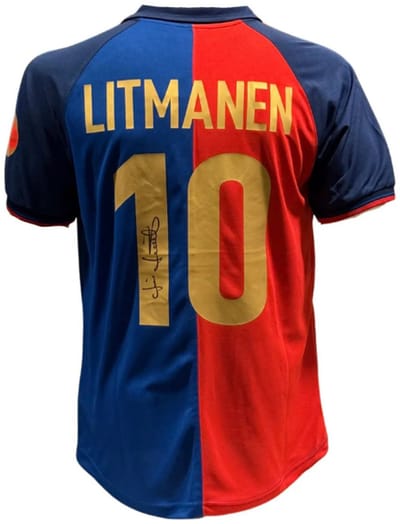 Jari Litmanen FC Barcelona 99/00 thuis shirt