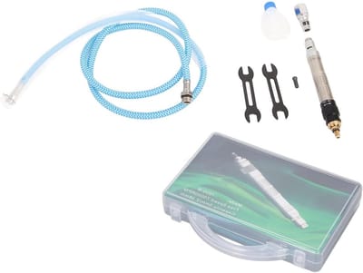 Lucht Gravure Pen - Micro Potlood - Precisie Bewerking - Verstelbare Snelheid - 70000rpm - Grijs