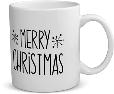 Akyol - kerst merry christmas koffiemok - theemok - Kerstmis - kerst beker - winter - kerst - christmas - kerst cadeau - 350 ML inhoud