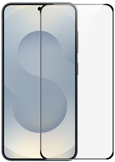 Coverup Screen Protector - Geschikt voor Samsung Galaxy S25 Edge Screen Protector - Coverup Full-Cover Tempered Glass - Fingerprint Unlock - Zwart