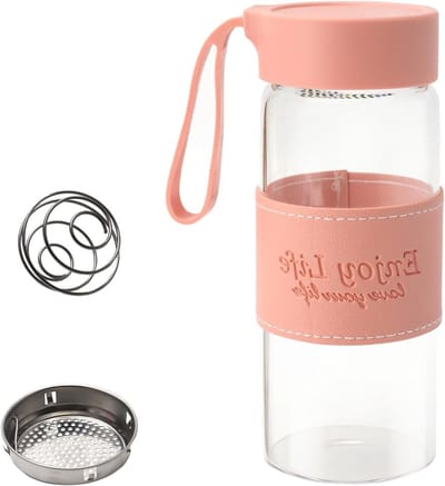Shaker voor Eiwitdrank 480ml met Zeef en RVS Bal - Ideaal voor Fitness en Sportvoeding