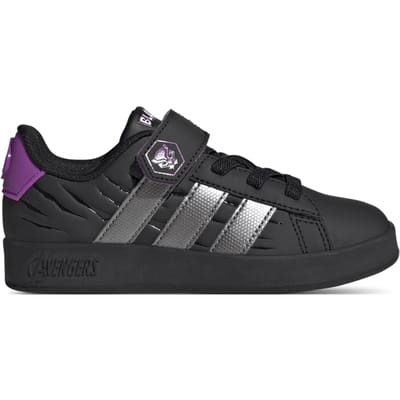 Adidas Marvel Avengers Grand Court Peuterschoenen - Zwart - Maat 34 - Mesh/Synthetisch