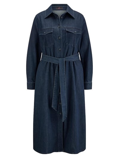 Jeansjurk lange mouwen Van Emilia Lay denim