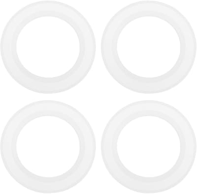 Dailygoody - Badkuip Wastafel Plugdop - Siliconen Ring Pakking - 4-delig - Transparant - Afvoer Seal - Geschikt voor Wastafel Plugs en -Up Afvoeren