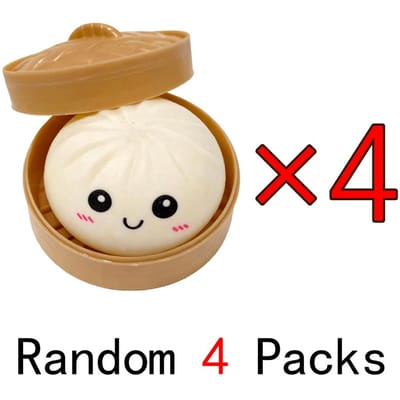 Witte Gesimuleerde Dumpling Cha siu bao Stressballen Herbruikbaar Hoge Terugslag Decompressie Speelgoed Woondecoratie Uniek Verjaardag Lief Cadeau