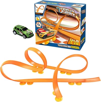 Flexibele Racebaan - Speelgoedauto Set - Urenlang Spelen - Modulaire Combinaties - 36 Delig - Meerdere Kleuren