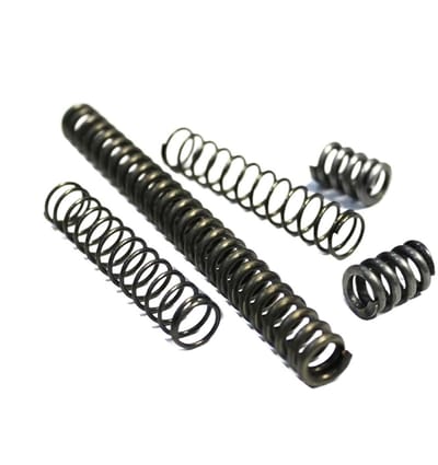 Drukveer Set - Spoelveren Compressie - Gereedschap Reparatie - Roestvrij Staal - 5 Stuks 70mm - Zilverkleurig