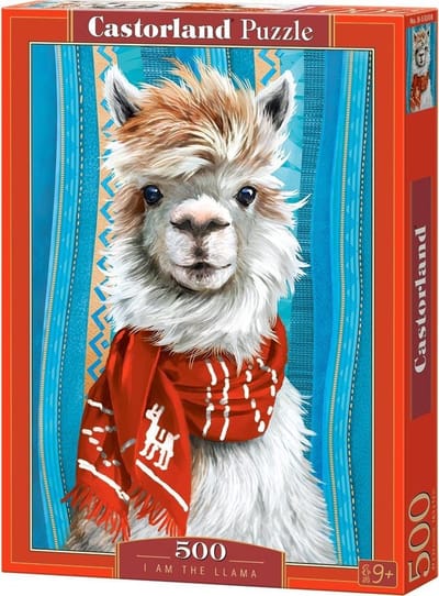 Castorland I Am the Llama – Puzzel – 500 stukjes – Satijnen afwerking – Perfecte pasvorm – Europese kwaliteit