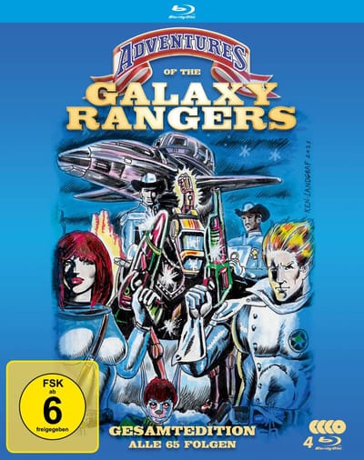 Alive AG Galaxy Rangers - Gesamtedition: Alle 65 Folgen Blu-ray Full HD Duits, Engels