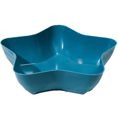Stervorm Bord Voedselkwaliteit Plastic Snack Fruit Noten Voedsel Serveerschaal Kom Schotelhouder Botbord Eettafel Keukenbenodigdheden S blue