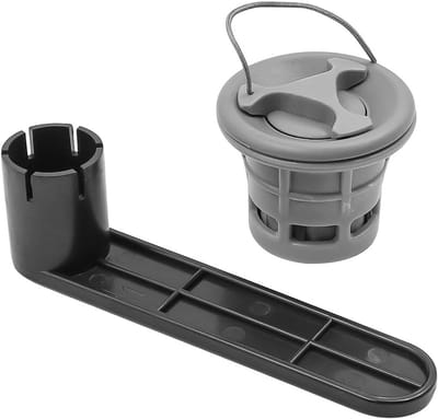 6-Groove Luchtpluggen voor Kayak en Boot met Sleutel, Dubbele Seal Ventiel Doppen voor Opblaasbare Varen, Raft en Dinghy