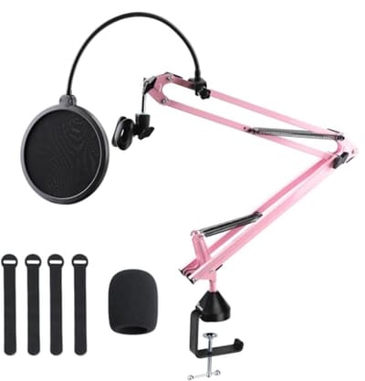 Microfoonstandaard met Schokmount en Bureau Klem voor Diversen Microfoons