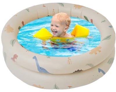 Opblaasbaar kinderzwembad voor baby's en kinderen - Lichtgewicht en Draagbaar