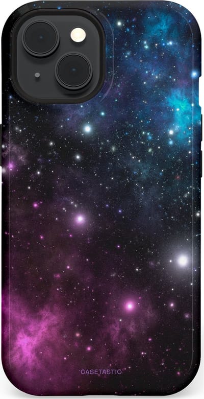 Casetastic Hoesje Geschikt voor Apple iPhone 15 Magsafe - Stijlvolle Beschermende Duo-layer Case - Nebula gloed