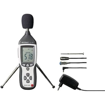VOLTCRAFT SL-451 Decibelmeter 30 - 130 dB 31.5 Hz - 8 kHz USB