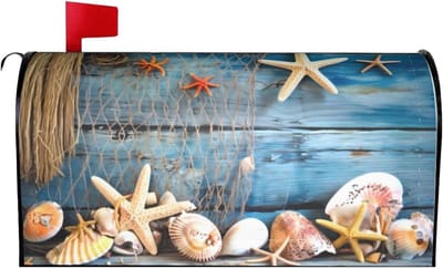 Brievenbus Decoratie - Brievenbushoes Magnetisch - Buiten Decoreren - Waterdicht Oxford Materiaal - 53 x 45 cm - Zwart