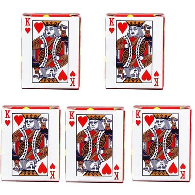 105 Doos Mini Speelkaarten Feestartikelen Miniatuur Poker Spel Nieuwigheid Cadeaus Volwassenen Kinderen Leuke Gezinsbordspellen