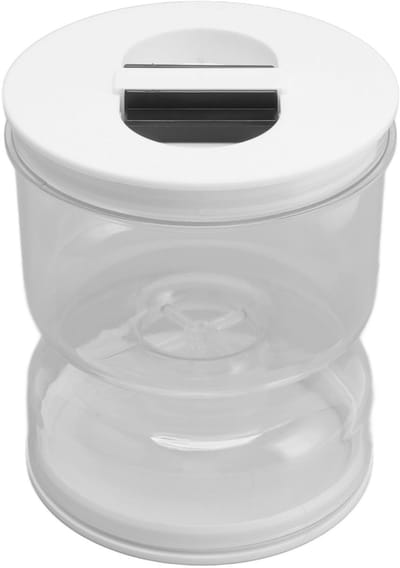 Dailygoods- Augurkpot Lekvrij - Augurkscheider/Zeef - Luchtdichte Container - Antislipbasis - Voedselopslag - Voedselveilig Materiaal - Pickle Jar