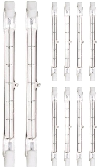 VITO ECOnur Halogeen Staaflamp R7s 78mm - 100W - 1200lm - 2800K Warm Wit - 220-240V - Dimbaar - Helder Licht - 10 stuks