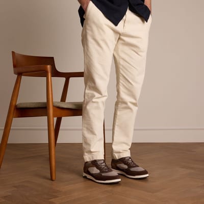 Van Lier - Heren - Bruine suède sneakers - Maat 40