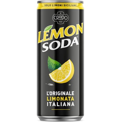 Citroen frisdrank lemon soda blikje 150ml - fondi di crodo