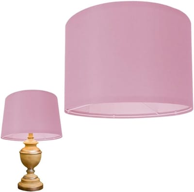 Handgemaakte stoffen lampenkap voor hanglamp, tafellamp, wandlamp en vloerlamp van natuurlijk linnen