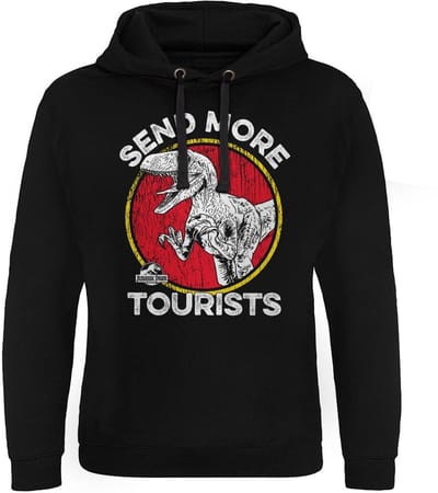 Jurassic Park - Send More Tourists Epic-hoodie, zwart