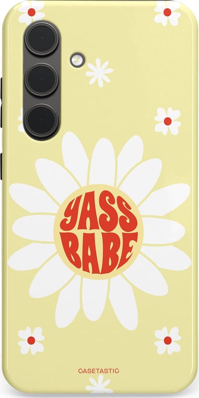 Casetastic Hoesje Geschikt voor Samsung S24 - Stijlvolle Beschermende Duo-layer Case - Yass babe