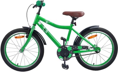 Kinderfiets 18 Inch - Peuter Fiets - Avontuurlijke Rit - Verstelbaar Stuur Zadel - 18 Inch Wielen - Groen