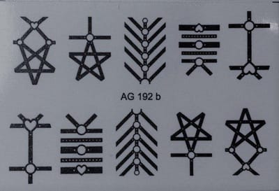 Korneliya Airbrush Waterdecal AG 192 black