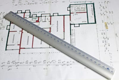 Aluminium Liniaal 30 cm met Antislip Rubberen Onderkant - Precisie Meetinstrument