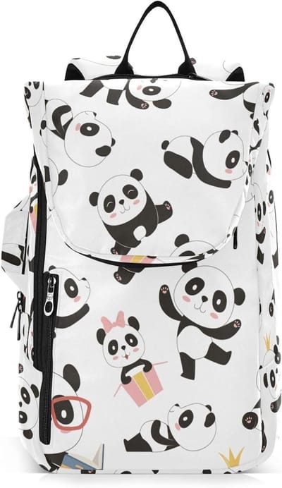 Sporttas - Racket tas - Sporten en reizen - Waterdichte rits - 68 cm hoog - Chinese Panda