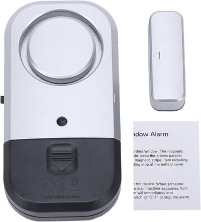 Deuralarm - Raamsensor - Huisbeveiliging - 130dB Sirene - 250 Meter Bereik - Wit