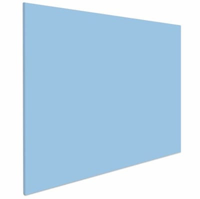 IVOL Whiteboard zonder rand - 60x90 cm - Baby Blue - Magnetisch - Frameless