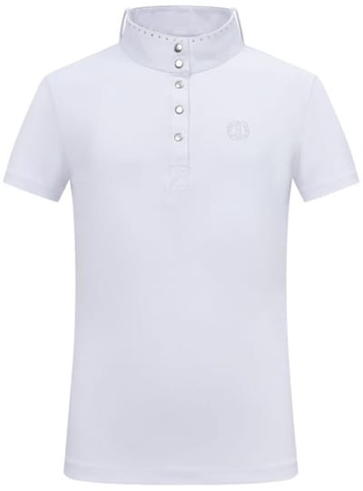 Imperial Riding Kids Competition shirt IRHBasic Glam - Wit - Maat 140