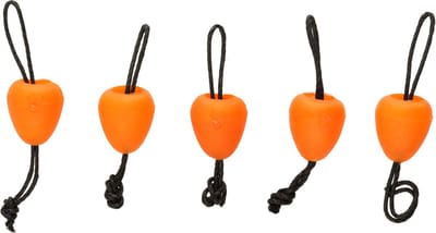 Reniers Fishing Dacron Connectors Soft 5 pcs – Zachte Dacron Connectors voor Vaste Hengel - Maat : Extra Large - Orange