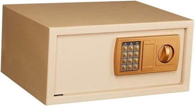 Brandwerende Kluis - Digitale Kassa - Waardevolle Spullen - Dubbel Sluitingssysteem - H200 x B430 x D330 - Goud