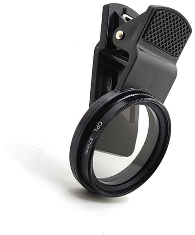 Dailygoods- Polarisatorfilter 37 mm - Verwijdering Reflectie - Verbeterde Beeldverzadiging - Clip-on Ontwerp - Ultra Dun - Duurzaam Aluminium - Camera Filter
