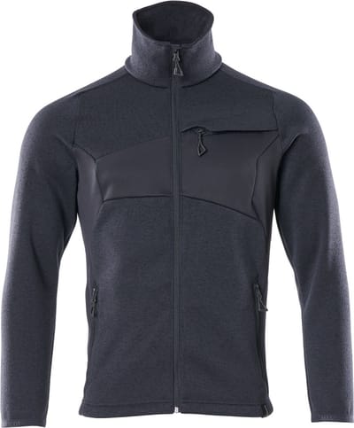 Mascot Accelerate Gebreide trui met rits 18105-951 - donkermarine - XL