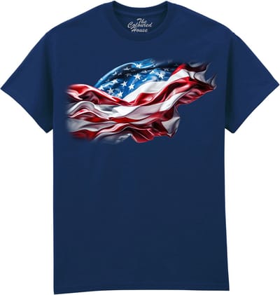 American Flag The Coloured House T-shirt M