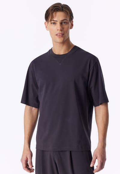 Oversized shirt met korte mouwen, grafiet - Mix+ Relax 48