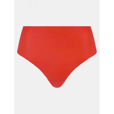 Chantelle ondergoed Pulpies Seamless taille slip - high waist naadloze hoge dames slip - Invisible dames onderbroek - Flame Red / XS/S