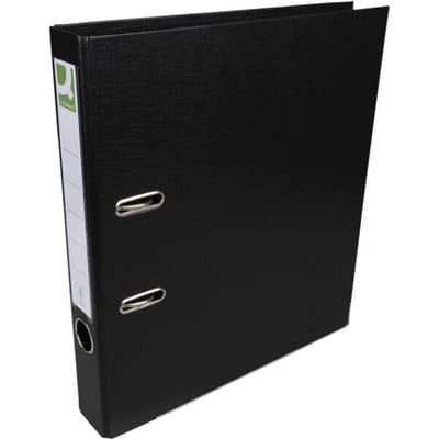 Q-CONNECT ordner, voor ft A4, volledig uit PP, rug van 5 cm, zwart