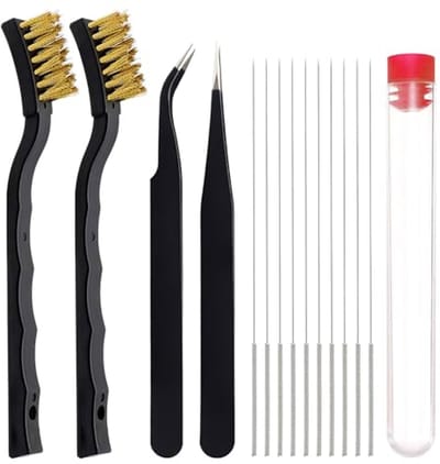 Reinigingsnaalden en accessoires voor 3D-printers - 15 stuks, Reinigen en onderhoud van 3D-printer