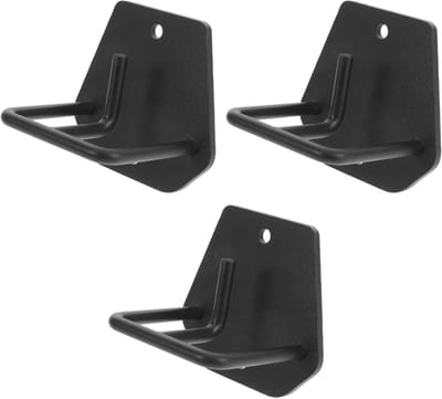 Muurankers Set - Fitness Haken - Kracht Training - Robuuste Constructie - 3 Sets - Zwart