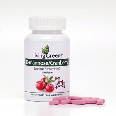 Livinggreens Cranberry met D-Mannose 120 Tabletten