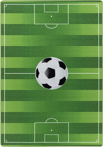 Vrolijk kinderkamer vloerkleed Play - Stadium - 100x150 cm