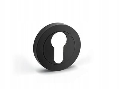 Veramet Rozeta Deur K-007-01 P2 Rond Zwart Mat (Slotgat)